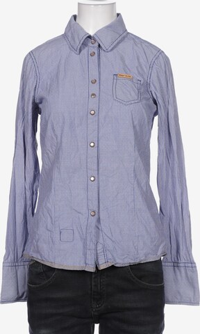 khujo Blouse & Tunic in M in Blue: front