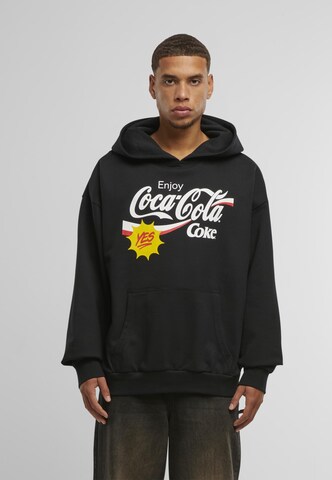 Merchcode Sweatshirt 'Coca Cola Refreshed' in Black: front