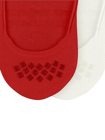 BURLINGTON Ankle Socks 'Everyday 2-Pack' in Red