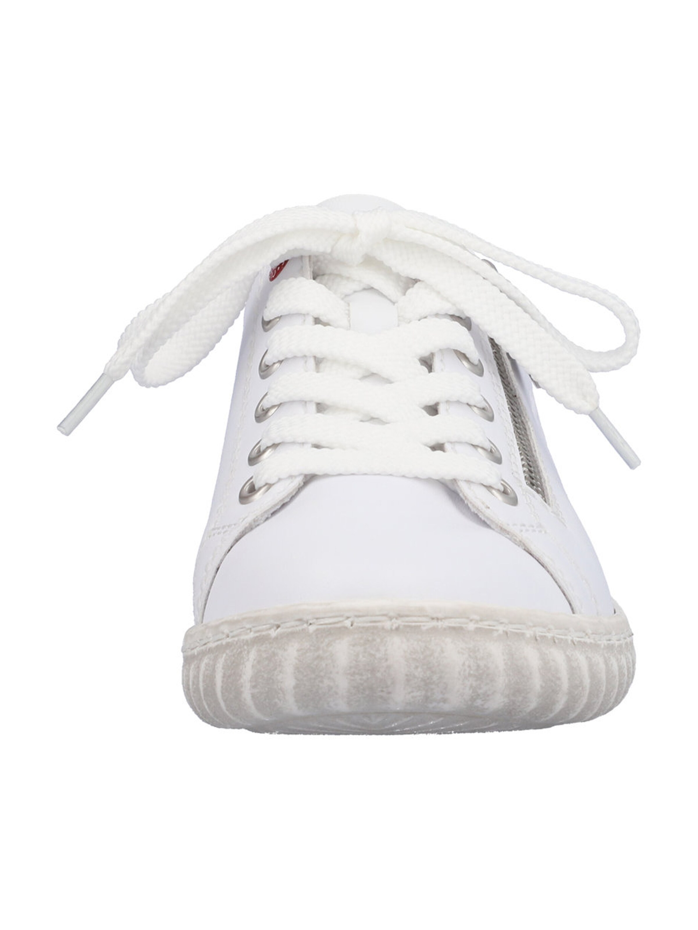 balta Rieker Batai su raišteliais