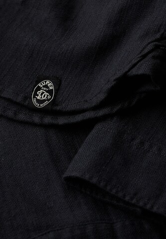 Superdry Regular fit Overhemd in Zwart