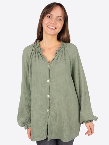 Seasons of April Blouse 'Cloe' in Green: front