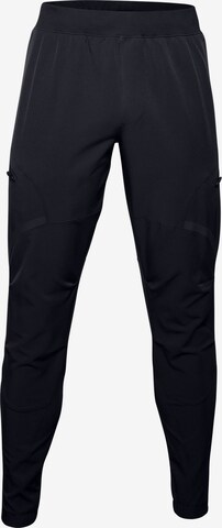 UNDER ARMOUR Regular Sports trousers 'Unstoppable' in Black: front