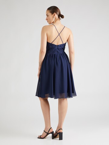 mascara Cocktail Dress in Blue