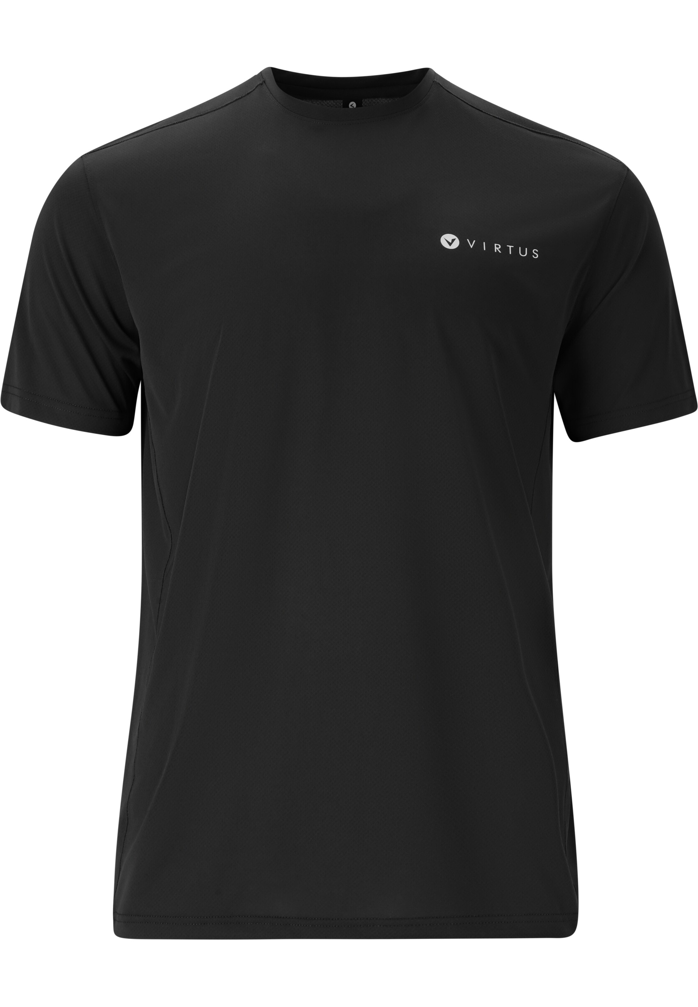Virtus Performance shirt 'Finnian' in Black: front