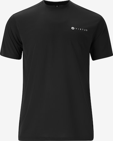 Virtus Performance shirt 'Finnian' in Black: front