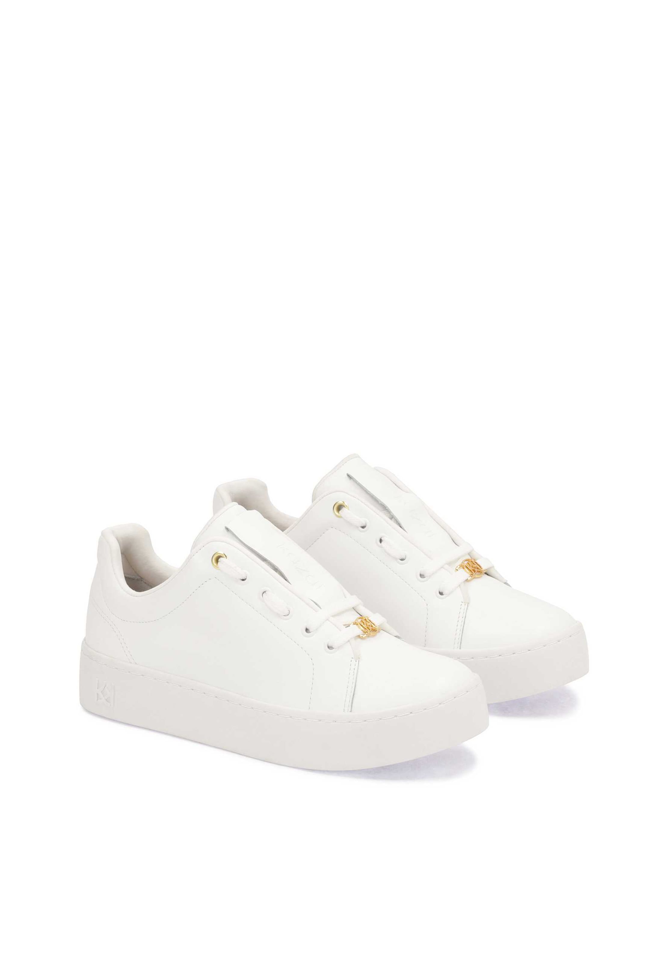 Kazar Platform trainers in White