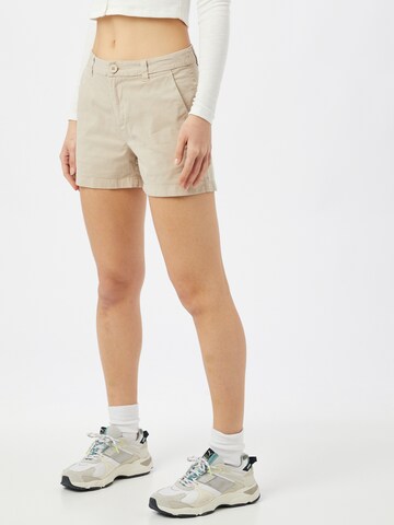 KnowledgeCotton Apparel Regular Shorts 'Willow' in Beige: predná strana