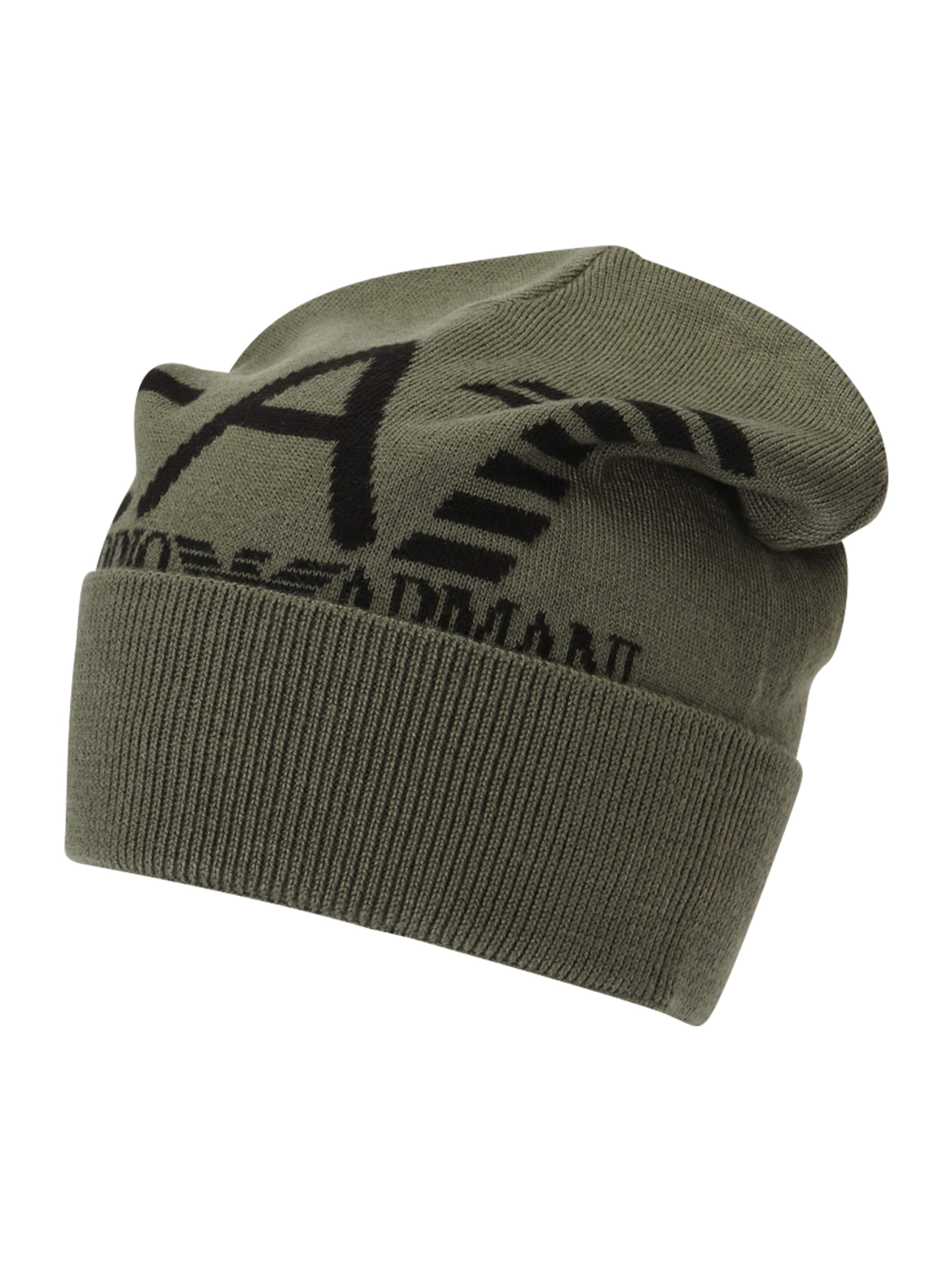 EA7 Emporio Armani Шапка в зелено: отпред
