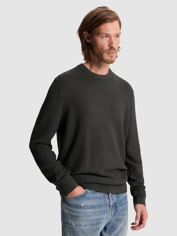 Pullover 'Pullover with allover texture and ribbed trims' di CAST IRON in grigio