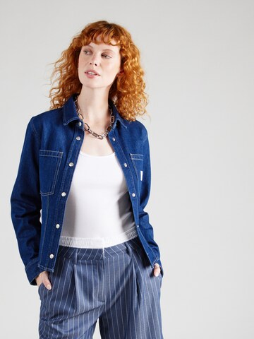 Calvin Klein Jeans Blouse 'Lean' in Blauw: voorkant