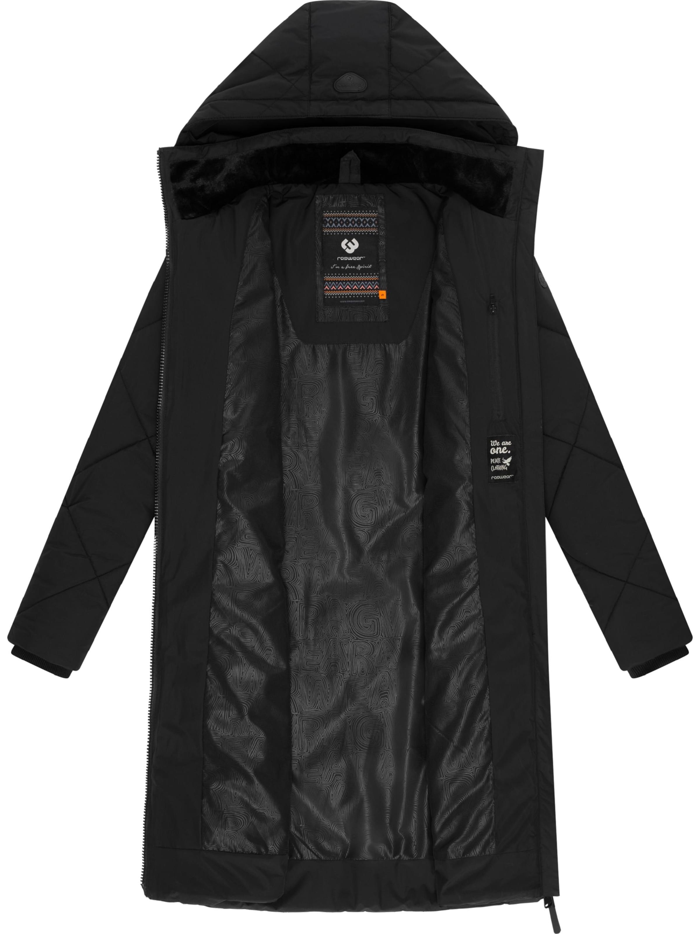 Palton funcțională 'Rebela' de la Ragwear pe negru