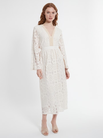 Ana Alcazar Evening Dress ' Danicella ' in White: front