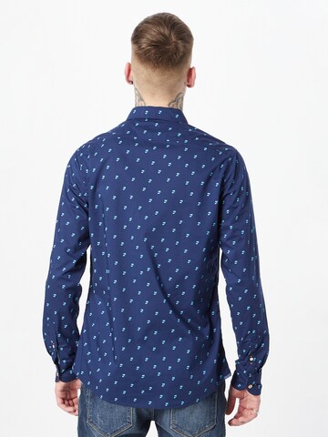 SCOTCH & SODA Regular Fit Hemd in Blau