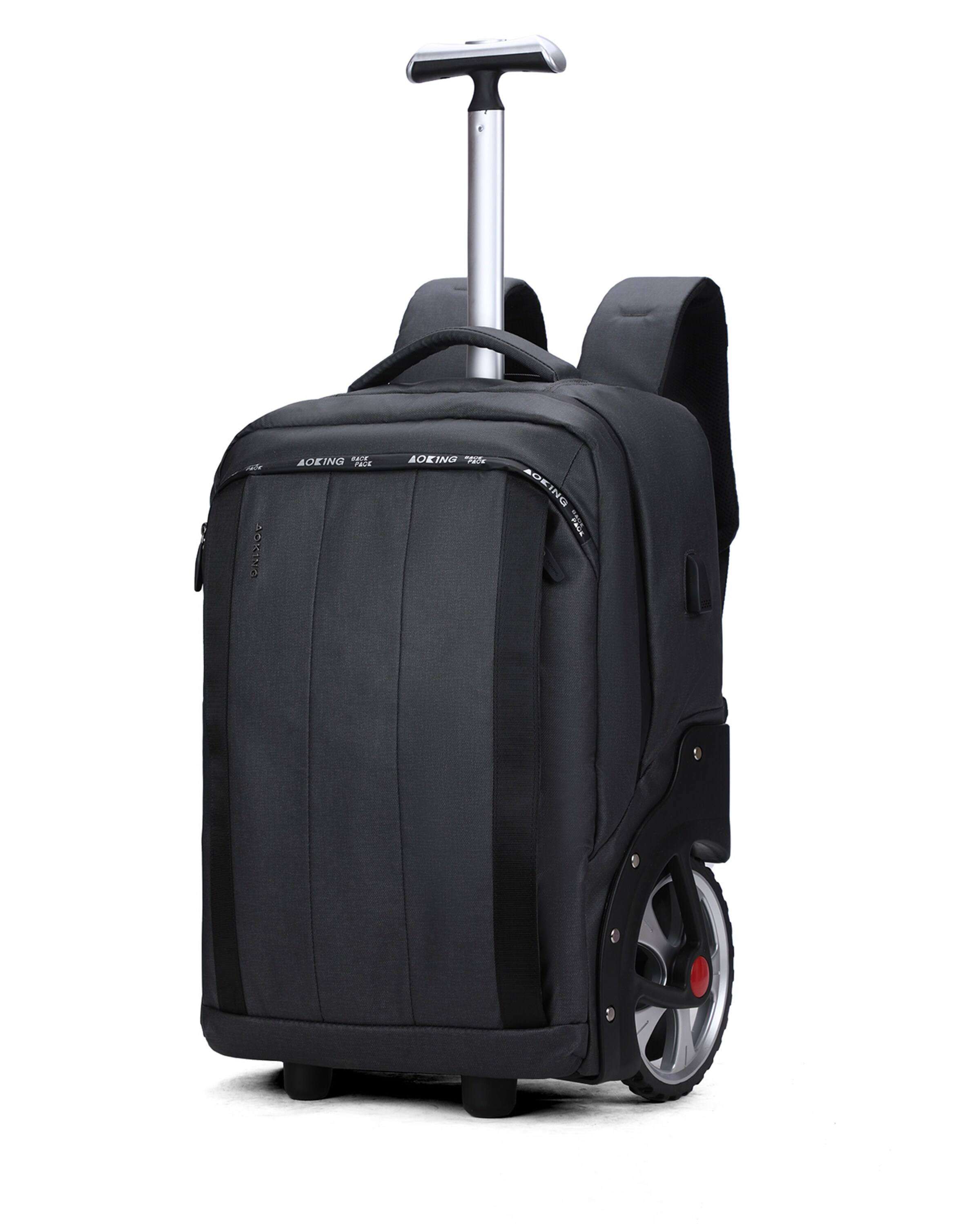 Zaino di Aoking in nero: frontale