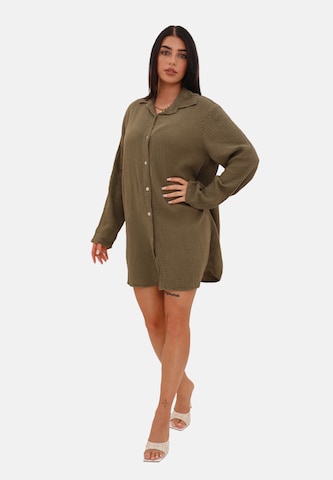 Elara Blouse in Green: front