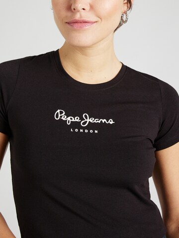 Pepe Jeans T-Shirt 'VIRO RO' in Schwarz