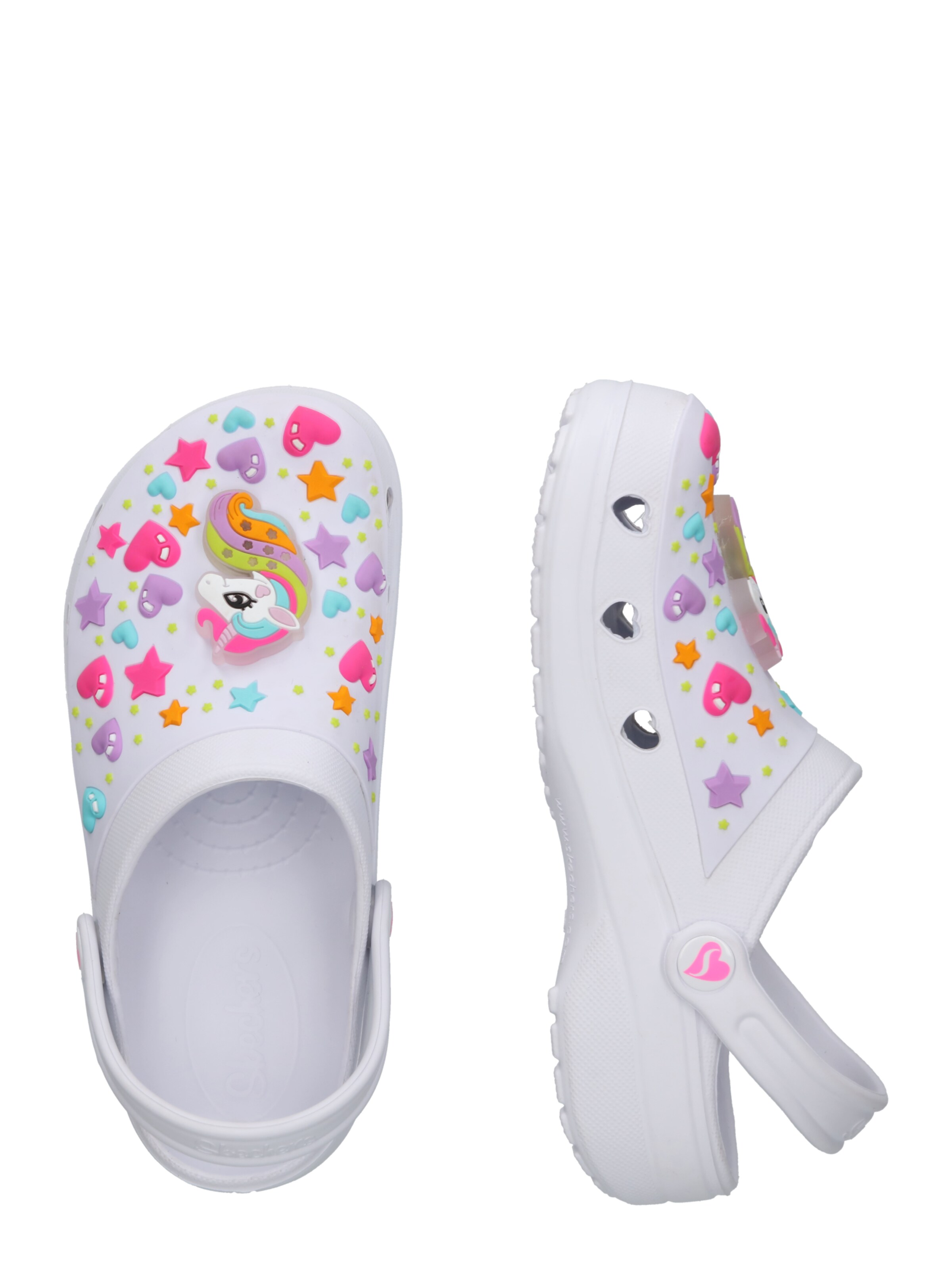 SKECHERS Clogs 'HEART CHARMER' in Weiß