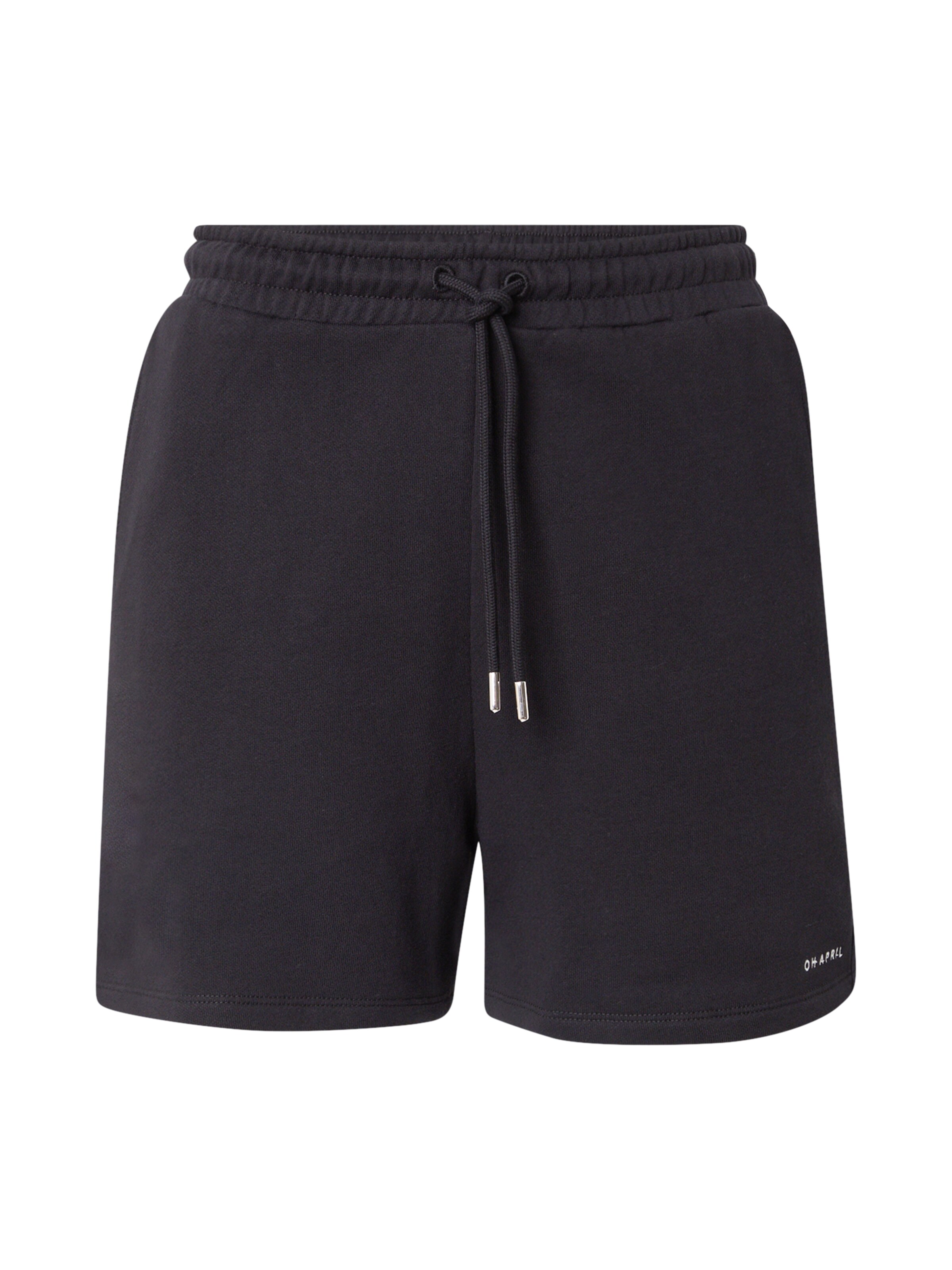 OH APRIL Normální Kalhoty – černá: přední strana