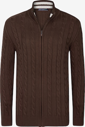 Felix Hardy Kofta i brun: framsida