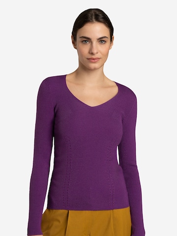 MORE & MORE Sweater in Purple: front