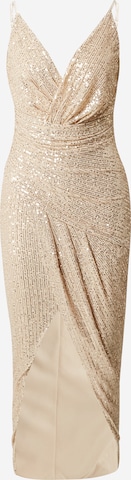 TFNC Evening Dress 'SABIA' in Gold: front