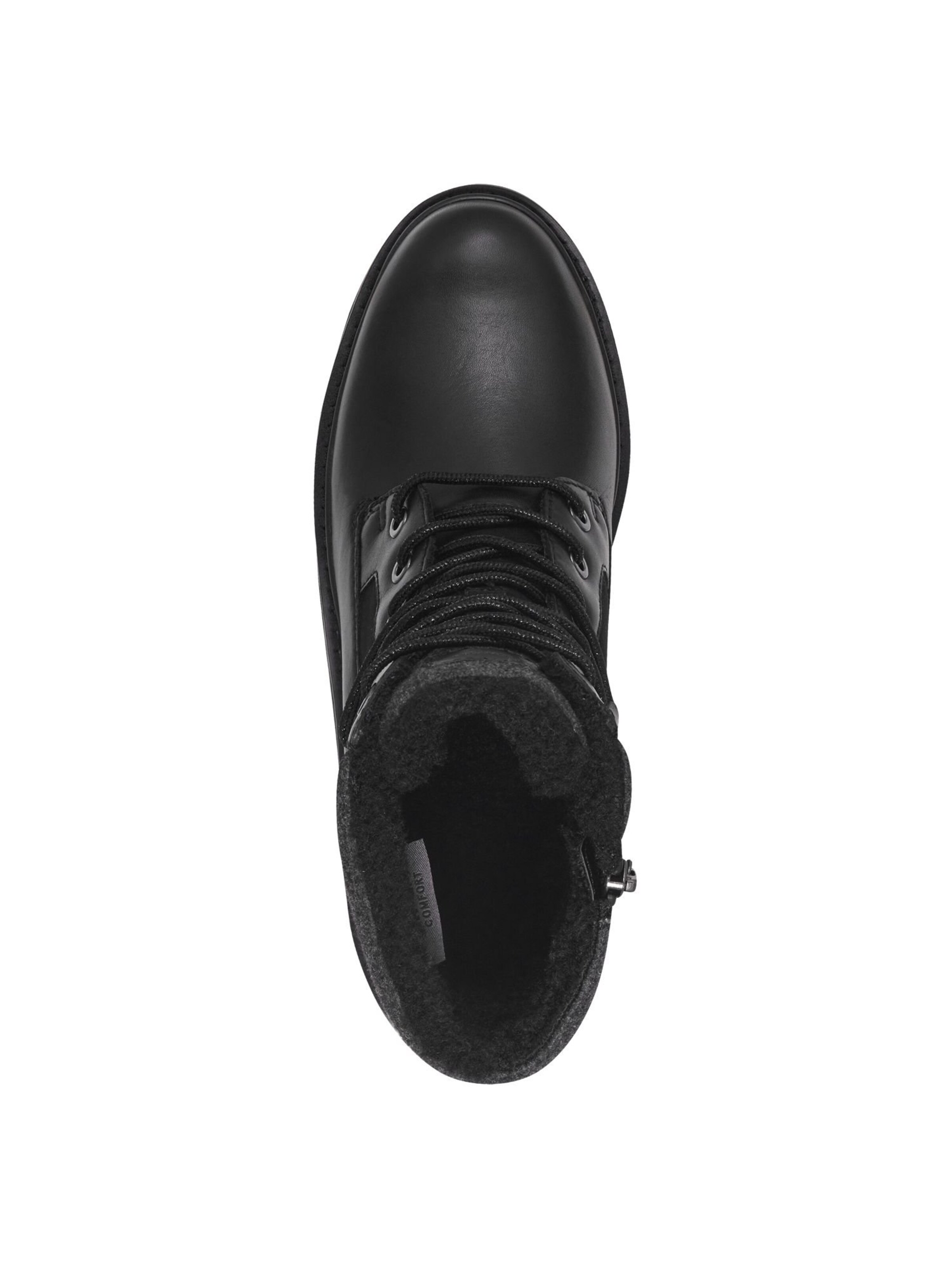 Bottines à lacets Tamaris en noir