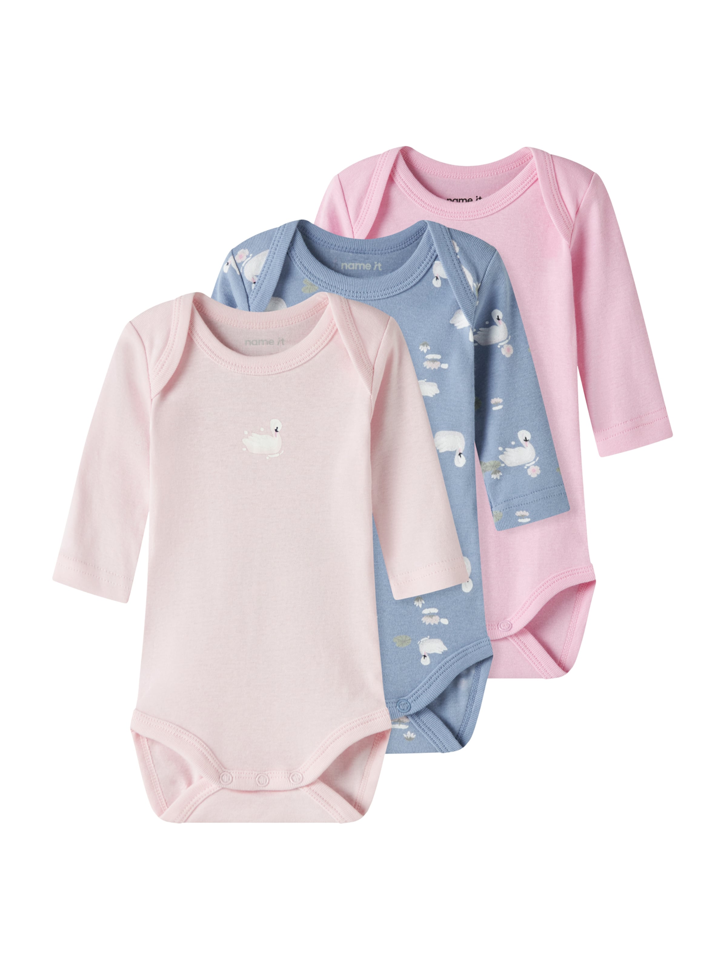 NAME IT - Pijama entero/body en azul: frente