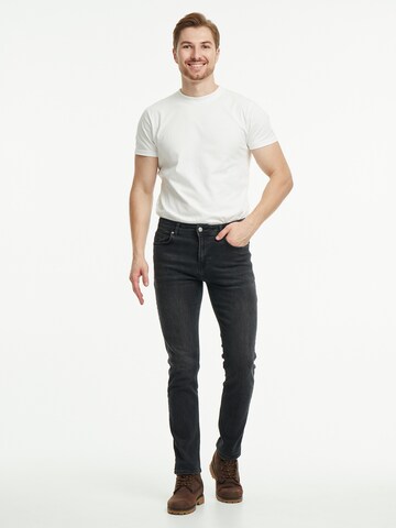 WEM Fashion Tapered Jeans 'Oscar' in Grau