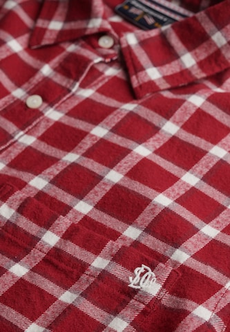 Chemisier Superdry en rouge