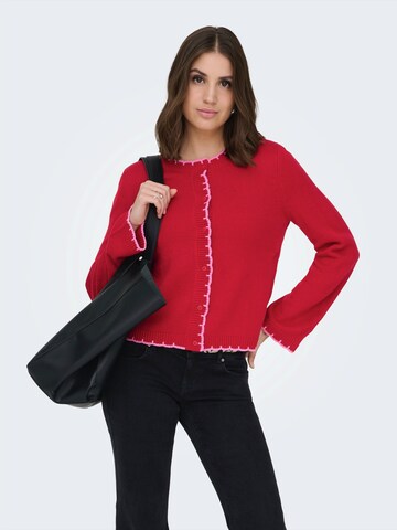 raudona ONLY Kardiganas 'ONLLINN': priekis