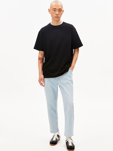 ARMEDANGELS Shirt 'MAARKOS' in Zwart: voorkant