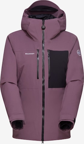 MAMMUT Outdoorjacke ‘Stoney’ in Lila: Vorderseite