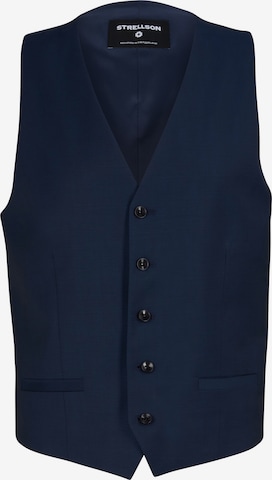 STRELLSON Gilet 'Ves' in Blauw: voorkant