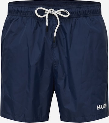 HUGO Red Badeshorts 'Haiti' i blå: forside