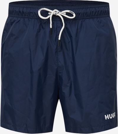 HUGO Red Shorts de bain 'Haiti' en bleu marine / blanc, Vue avec produit