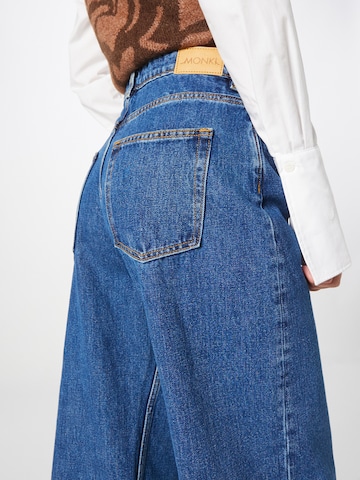 Monki Wide Leg Jeans in Blau