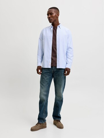 Coupe regular Chemise 'JPRBLUHARVEY' JACK & JONES en bleu