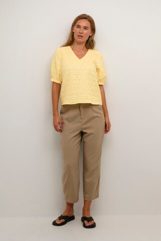 Kaffe - Blusa 'Ulrikke' em amarelo