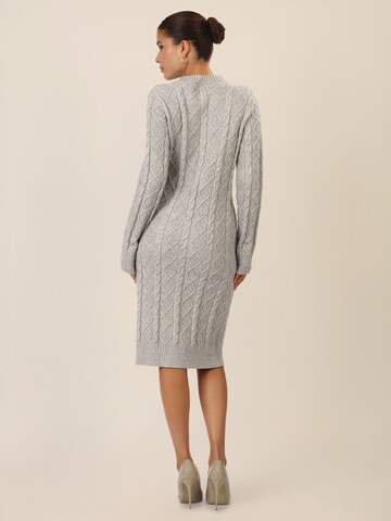 APART Knitted dress in Grey
