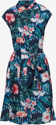 KOROSHI Kleid in Blau: Vorderseite