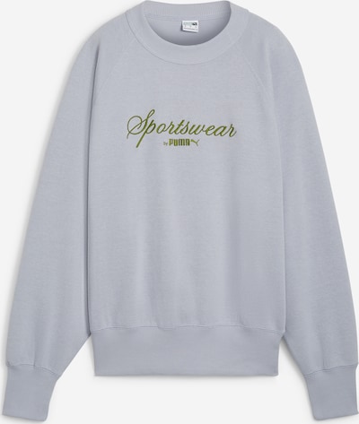 PUMA Sweatshirt 'CLASSICS' i grå / oliv, Produktvy