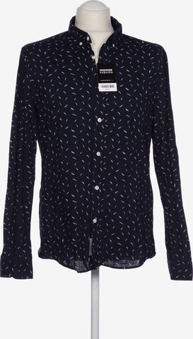 Pier One Button Up Shirt in M in Blue: front