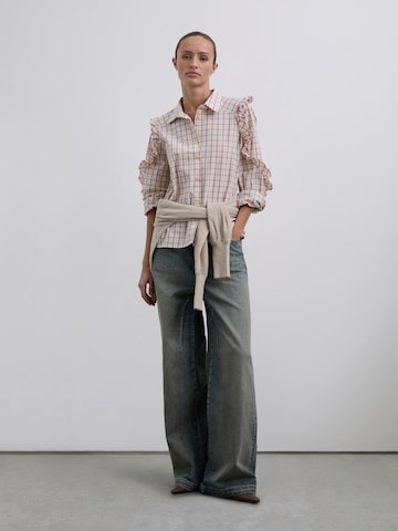 Scalpers Check Shirt ' ' in Pink: Vorderseite