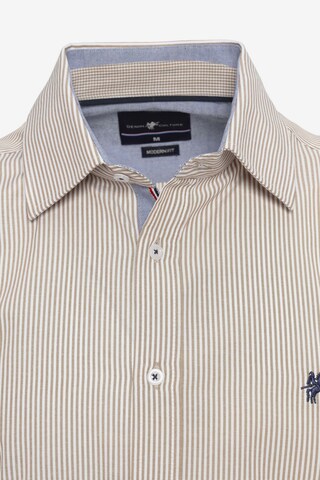 DENIM CULTURE - Ajuste regular Camisa 'Dexter' en beige