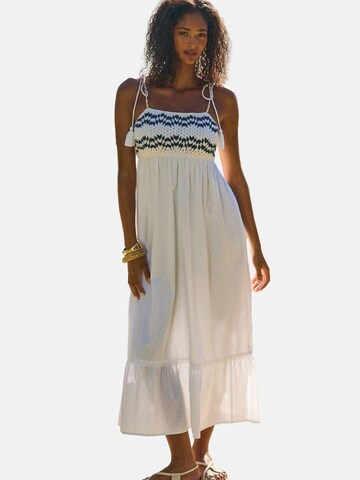 Friends Like These Summer dress in White: front