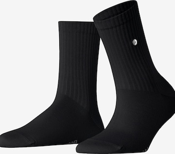 BURLINGTON Socks 'Fleet Street' in Black: front