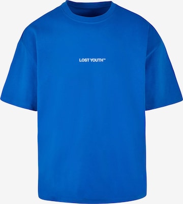 Lost Youth Shirt 'Chaos' in Blauw: voorkant