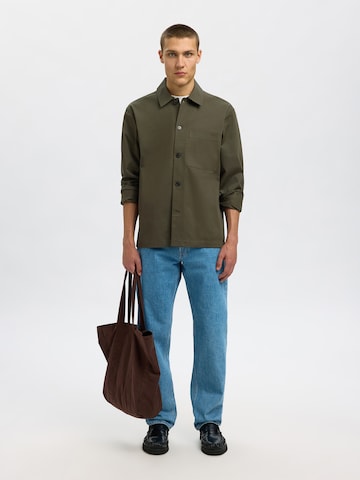 SELECTED Comfort fit Tussenjas 'SLHTATE' in Groen