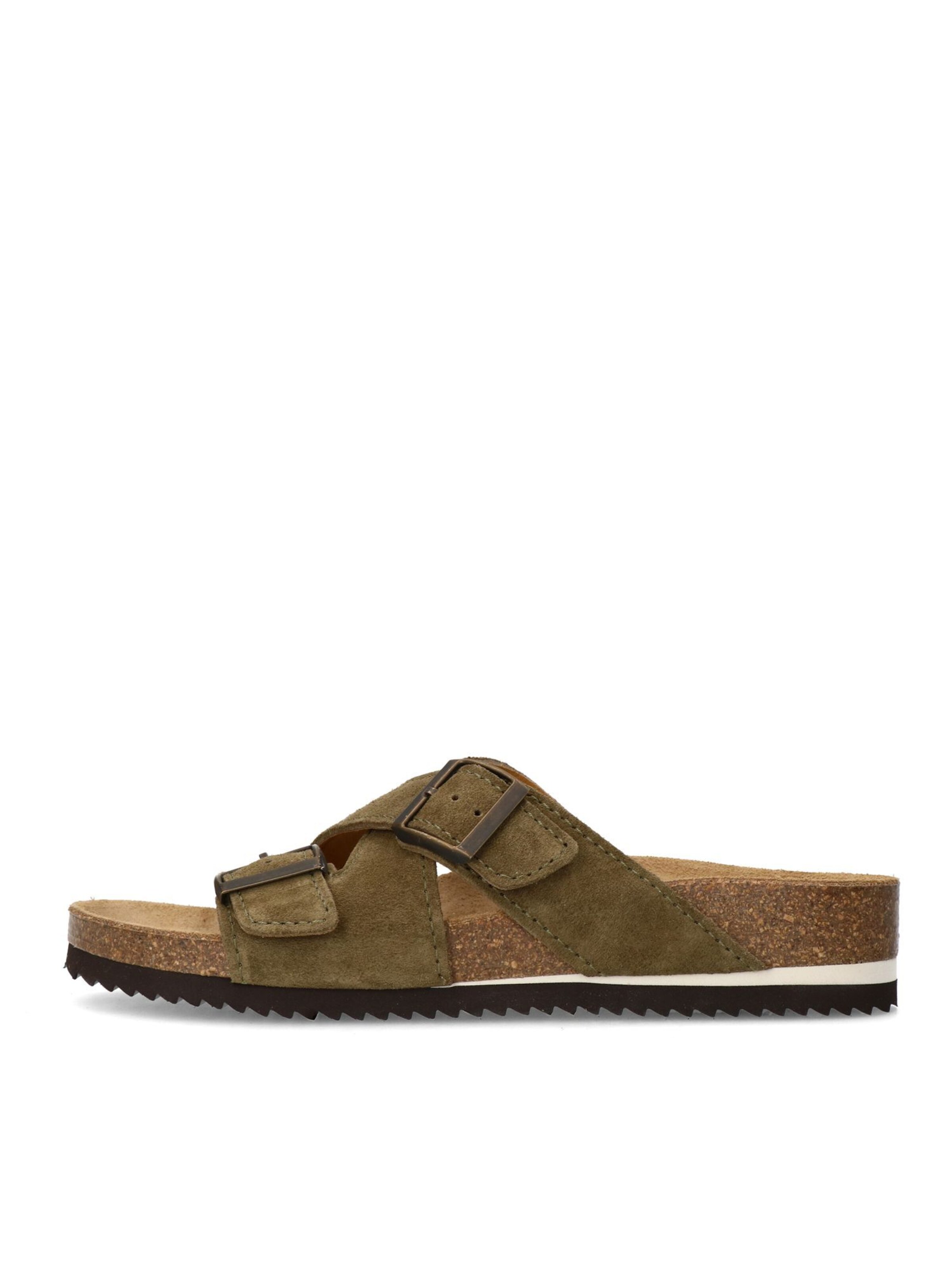 MANFIELD Pantolette in Grün